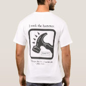 T-shirt Il a choisi les clous (Dos)