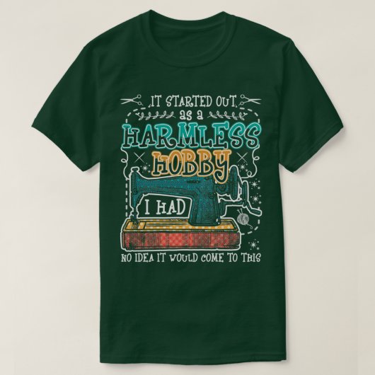 T-shirt Il A Commencé Comme Un Hobby Inoffensif Drôle Cout (Design devant)