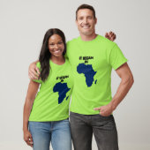 T-shirt IL A COMMENCÉ en Afrique (Unisexe)