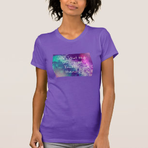 T-shirt Il a l'Univers dans des ses mains