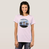 T-shirt Il A Risqué 3 Croix Robustes (Devant entier)