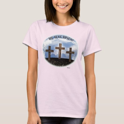 T-shirt Il A Risqué 3 Croix Robustes (Devant)
