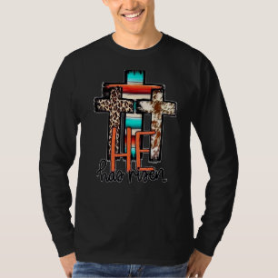 T-shirt Il A Risqué Leopard Brushstroke Cross Christian W