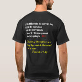 T-shirt Il ce des âmes de victoires est sage (Dos)