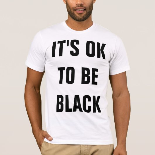 T-SHIRT IL EST BLANC D'ÊTRE BLANC (Devant)
