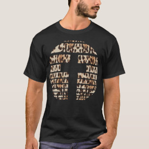 T-shirt Il Est Devenu Cross Leopard Cross Pâques 