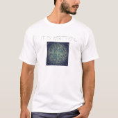 T-shirt Il Est Écrit... Zodiac Constellation Nord (Devant)