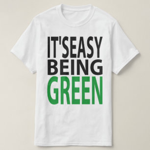 T-shirt IL est ÊTRE FACILE VERT