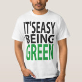 T-shirt IL est ÊTRE FACILE VERT (Devant)