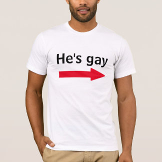 T-shirt Il est gay