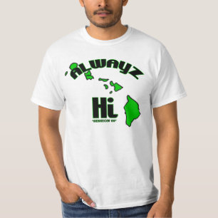 T-shirt Il est qui nous sommes en Hawaï.  L'abréviation