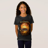 T-Shirt Il est ressuscité (Devant entier)