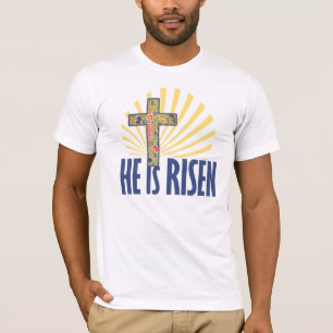 T-shirt Il est ressuscité à Pâques