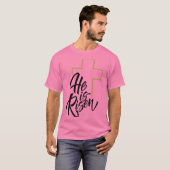 T-shirt Il Est Ressuscité Chemise (Devant entier)