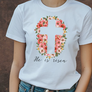 T-shirt Il est ressuscité chrétien