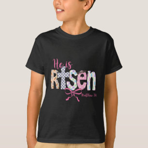 T-shirt Il Est Ressuscité Jésus Chrétien Joyeuses Pâques R