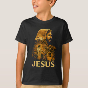 T-shirt Il est ressuscité Jésus chrétien Joyeux Pâques