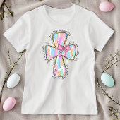 T-shirt Il est ressuscité, Pastel Cross Pâques