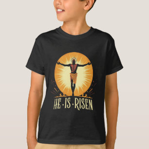 T-shirt Il Est Ressuscité Religieux Pâques Jésus Christian