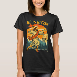 T-shirt Il est ressuscité rizzin Pâques foi chrétienne jés