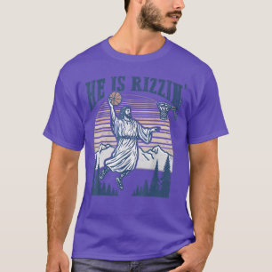 T-shirt Il est ressuscité Rizzin Pâques Jésus Foi chrétien
