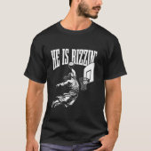 T-shirt Il Est Rizzin Funny Jésus Basketball Mème Long Sle (Devant)