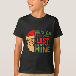 T-shirt Il est sur la liste et ce n'est pas le mien Hommes
