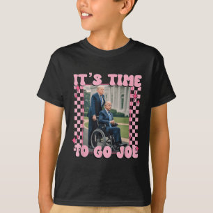T-shirt Il Est Temps D'Aller Joe Drôle Trump 2024