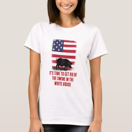 T-shirt Il Est Temps De Se Débarrasser Du Vin À La Maison (Devant)