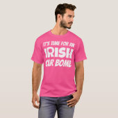 T-shirt Il Est Temps D'Une Bombe Irlandaise De Voiture Drô (Devant entier)