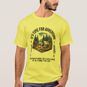 T-shirt Il est temps pour l'aventure