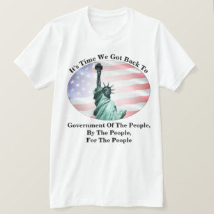 T-shirt Il Est Temps Pour Le Gouvernement Du Peuple Par Le