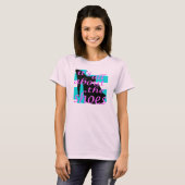 T-shirt Il est tout au sujet des chaussures (Devant entier)
