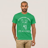 T-shirt Il est tout fixe (Devant entier)