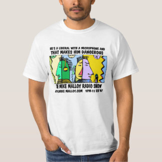 T-shirt IL est UN LIBÉRAL AVEC UN MICROPHONE