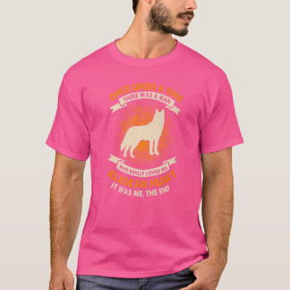 T-shirt Il Était Une Fois Un Homme Alaskan Husky