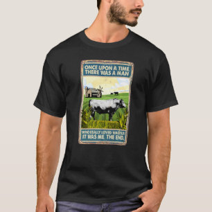 T-shirt Il était une fois un homme  Éleveur de vaches Wagy