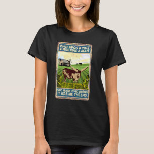 T-shirt Il était une fois un homme  Race bovine Watusi