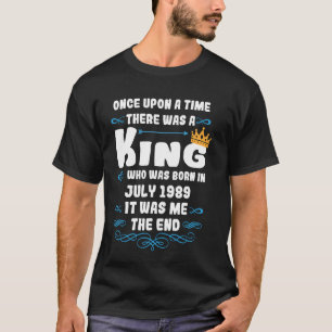 T-shirt Il était une fois un roi. Juillet 1989