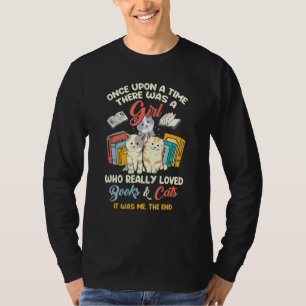 T-shirt Il Était Une Fois Une Fille Qui Aimait Les Livres