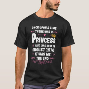 T-shirt Il était une fois une princesse. août 1970