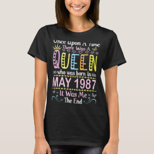 T-shirt Il Était Une Fois Une Reine Née Sur M