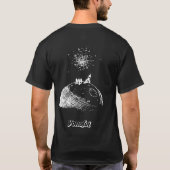 T-shirt Il exploite la Terre (Dos)