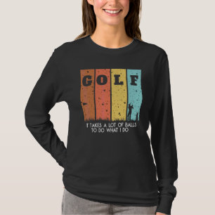 T-shirt Il faut beaucoup de balles Manolo Golf pour golfeu