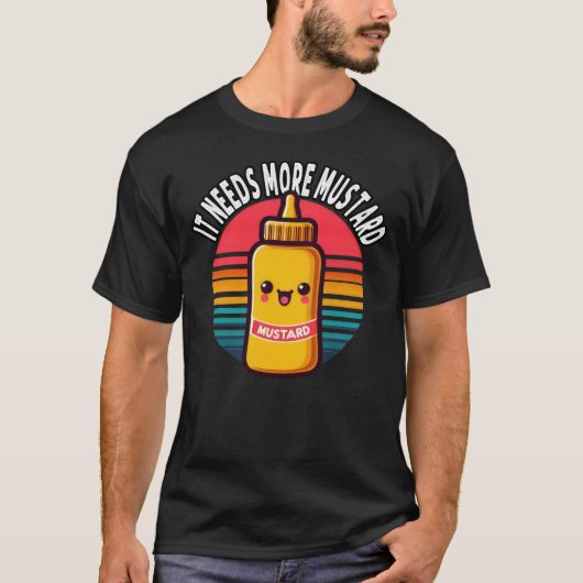 T-shirt Il Faut Plus De moutarde (Devant)