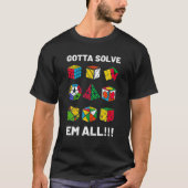 T-shirt Il Faut Résoudre Em Tous Concurrentiels Puzzle Cub (Devant)