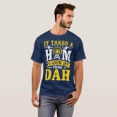 T-shirt Il Faut Un Jambon Pour Connaître Un Dit De Dah (Devant entier)