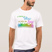 T-shirt Il Faut Un Village - Blanc (Devant)