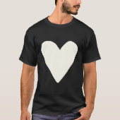 T-shirt Il forme Symbole amour gentillesse Paix ivoire (Devant)
