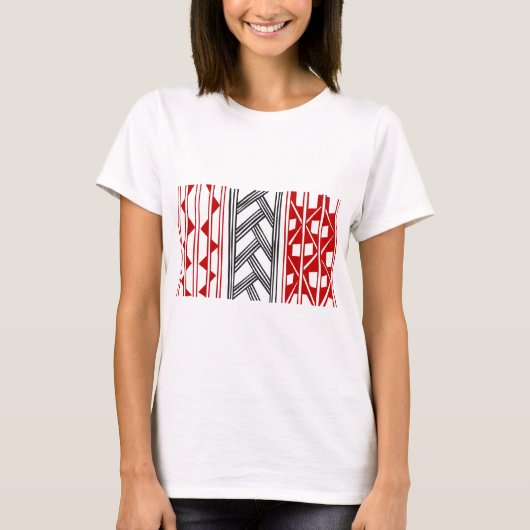 T-shirt Il imprime indigène nº 01 (Devant)
